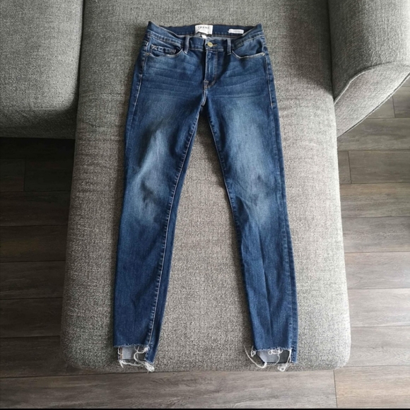 FRAME Le Skinny de Jeanne high-waisted Women's Jeans sz 27 - Picture 2 of 7